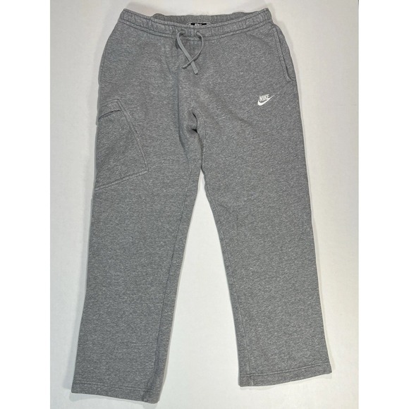 Nike Cargo Sweatpants Mens Large Gray Athletic Pants Active - Picture 1 of 5